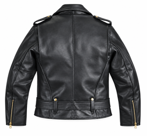 เสื้อแจ็คเก็ตหนังแท้ FURAT LEATHERS สำหรับขี่มอเตอร์ไซค์  แบบสตรีท  ระบายอากาศได้ดี  สำหรับผู้ชาย  ใส่ได้ในฤดูใบไม้ร่วง  แบบลำลอง  คอตั้ง  ปิดด้วยซิป - Product Image 2
