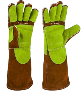 Gants de travail en cuir de vachette renforcé de qualité supérieure, usage général, pour le soudage, avec manchette de sécurité, résistants à la chaleur, très résistants - Product Image 3