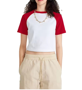 T-shirts courts pour femmes de haute qualité, coupe ample, en coton, vêtements de yoga écologiques, séchage rapide, respirants, manches courtes, fitness - Product Image 2