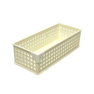 Cesto di conservazione lungo bianco carino - Product Image 1