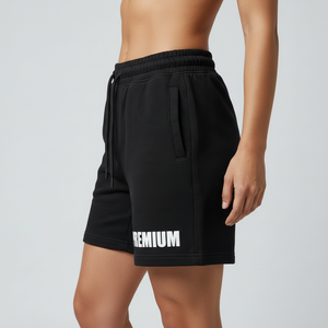 Shorts Casuales de Algodón para Mujer, con Logotipo Estampado, Personalizados, para Gimnasio, Fabricante de Ropa Urbana - Product Image 4
