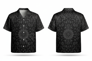 Camisa de Vestir de Manga Corta con Botones y Estampado Floral Elegante de Alta Calidad al por Mayor, Ropa Casual de Verano para la Playa y Fiestas - Product Image 2