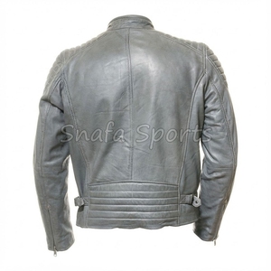 Chaqueta de Cuero Personalizada para Hombre, de Alta Calidad, Impermeable, Estilo Bomber Clásico, Hecha en Pakistán - Product Image 2