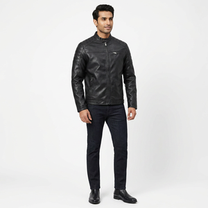 Wholesale Winter Warm <b>Men</b> <b>Leather</b> <b>Jacket</b> Casual Wear <b>Men</b> <b>Leather</b> <b>Jacket</b> In Reasonable Genuine <b>Leather</b> <b>Jacket</b> for <b>Men</b> - Product Image 1