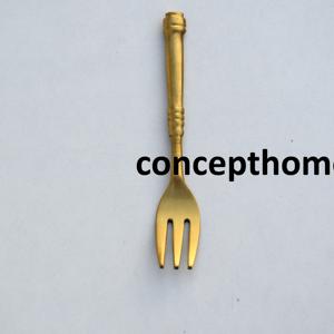 Tenedor de latón de último diseño para aperitivos y pasta, artesanía en latón de la mejor calidad - Product Image 1