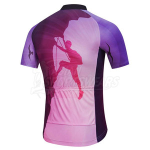 Ropa Deportiva para Exteriores, Jersey de Ciclismo Ligero para Hombre, 100% Poliéster, de Secado Rápido, con Malla Ventilada para Mayor Comodidad en Paseos Largos - Product Image 2