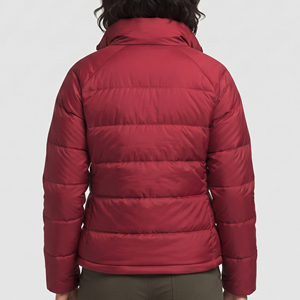 Manteau d'hiver matelassé léger et respirant pour femme, coupe-vent, écologique, avec fermeture éclair personnalisée, style décontracté et tendance pour l'extérieur - Product Image 2
