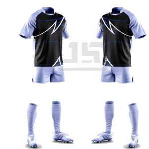 Tenue de rugby personnalisée avec impression numérique, short de sport respirant, coupe-vent, écologique, vêtements de sport athlétiques 3D - Product Image 6