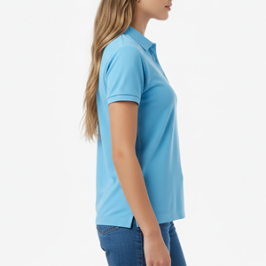 Camiseta de Mujer 100% Algodón OEM/ODM, 300 Gramos, Corte Regular Cómodo, Color Sólido, Logotipo Bordado Personalizado, Secado Rápido para Verano - Product Image 5