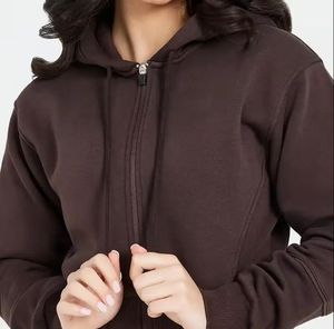 Women's Cropped Hoodie Long Sleeve Pullover Sweatshirt with Premium Cotton Blend Fabric Soft Feel for Casual Daily Wear - Product Image 1