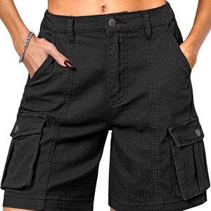 Shorts Cargo para Mujer - Estilo Moderno y Elegante, Perfectos para la Vida Urbana, con Bolsillos Modernos, Ideales para un Uso Versátil - Product Image 3