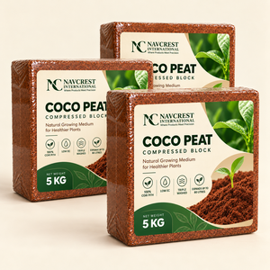 Bloc de fibre de coco 5 kg, faible teneur en EC, pH 5,5–6,8 pour une expansion à volume élevé - Product Image 2
