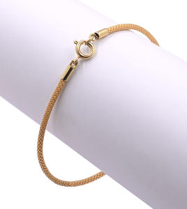 Gold Plated Rope Chain Bracelet for Women and <b>Men</b> Durable Fashion Jewelry Accessory - Product Image 2