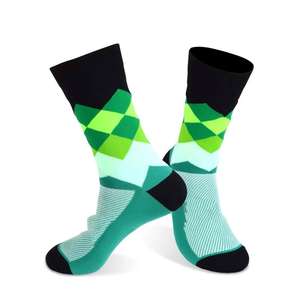 Cyclisme Long Bas Cyclisme Chaussettes Vélo De Route Anti-fongique Respirant Extérieur Personnalisé Professionnel Taille Unique - Product Image 4