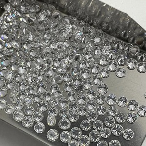 แล็บปลูก2มม. ถึง2.10มม. ขนาด G สี VVS ความคมชัดทรงกลม CVD Lab ปลูกเพชรสังเคราะห์หลวม - Product Image 4