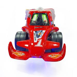Machine de jeu d'arcade de course automobile F1 3D en fibre de verre, balançoire gauche-droite, pour enfants, intérieur, à pièces, amusement, vibration, anglais, 1 an - Product Image 1