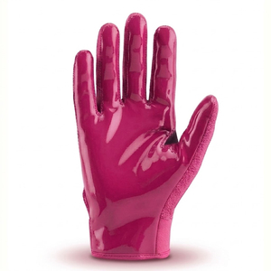 Guantes de Fútbol Americano Personalizados de Alta Calidad, Transpirables, con Pedrería, Color Rosa, para Hombre - Product Image 2