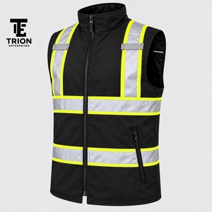 Chaleco de Seguridad Personalizado al por Mayor, Chaleco Reflectante de Alta Visibilidad para Control de Tráfico, Ropa de Trabajo para Voluntarios de Eventos, Chaleco Personalizado de Fábrica OEM - Product Image 1