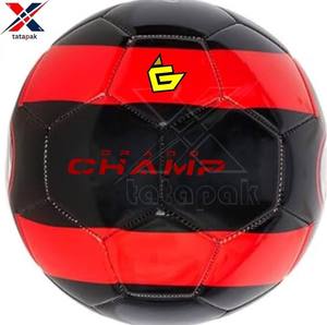 Ballon de football de qualité supérieure, taille 5, durable, écologique, coloré, en PU épais laminé PVC, idéal pour l'entraînement en extérieur - Product Image 1