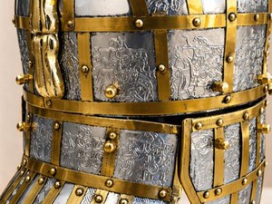 Réplique artisanale du casque de Sutton Hoo |   Casque Viking Anglo-Saxon |   Armure de guerrier médiéval |   Cadeau de collection - Product Image 3