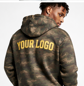 Sweat à capuche camouflage personnalisé pour homme, pull épais, streetwear, fabricant OEM, vente en gros - Product Image 4