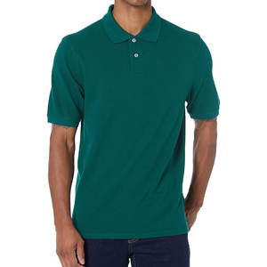 Venta al por mayor nueva sensación buena 100% algodón personalizado para Polo Color cuello vuelto corto verano salidas de negocios patrón sólido camisa de Golf - Product Image 1