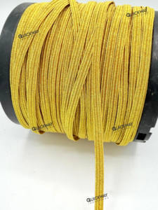 Gold Braided Cord Sparkle <b>Elastic</b> Stretch Band for Sewing, Crafts & Garments - Product Image 3