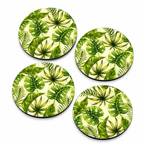 Decorative MDF Enamel Coaster <b>Set</b> With Heat Resistant And <b>Waterproof</b> Finish For Kitchen Dining And Office Tables - Product Image 4