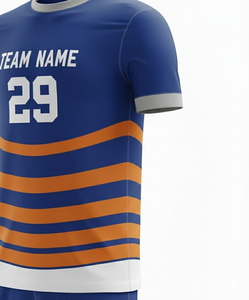 Uniformes de Fútbol al por Mayor 2026 con Bloques de Color Degradado, Logotipo Personalizado, Secado Rápido, Transpirables, Conjuntos de Camisetas de Entrenamiento de Fútbol, Sublimación - Product Image 4