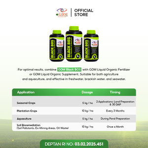 Stimulant biologique GDM Black BOS pour l'amélioration des sols, le développement des racines et l'agriculture durable - Product Image 3