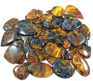 Rara Piedra Preciosa Natural de Pietersita Suelta, Cabujón Multicolor para Joyería, Lote al por Mayor, Cabujón Curativo Pulido a Mano, Radha Arts - Product Image 6