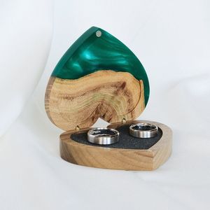 Posavasos de Lujo Hechos a Mano con Resina y Madera de Nogal, Impermeables, Modernos, Personalizados, para Regalo, Decoración del Hogar - Product Image 4
