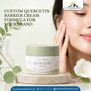 Crème Barrière à la Quercétine Marque Blanche – Formule Hydratante pour le Visage et Soin Quotidien de la Peau - Product Image 1