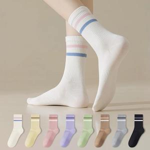 Custom Unisex Casual Breathable Anti-Slip Logo Running <b>Socks</b> Oem Designer Compression Viscose Bamboo Polyester <b>Men's</b> Crew <b>Socks</b> - Product Image 4