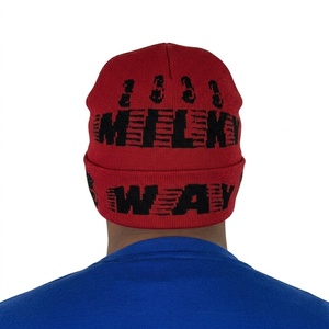 Gorros de Punto Cómodos para Hombre, Diseño a Rayas de Colores, Logotipo Personalizado, Gorros de Invierno Hechos a Mano, 100% Algodón, Gorro de Punto Jacquard Unisex para Adultos - Product Image 6