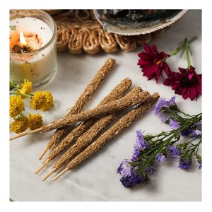 عصي بخور عطرية منعشة 8 و 9 بوصة سائبة ليمون ماسالا لتزيين المنزل وإزالة رائحة تنقية الهواء - Product Image 6