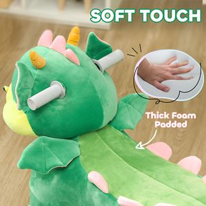 Caballo de Juguete Eléctrico de 6V con Música y Ruedas de PU para Niños de 18 a 36 Meses, para Entretenimiento en Movimiento hacia Adelante - Product Image 5