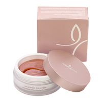 Patchs Hydrogel K-Beauty pour les Yeux au Collagène, Vitamine C et Niacinamide – Hydratant, Anti-rides, Éclaircissant, Anti-âge et Raffermissant pour le Visage