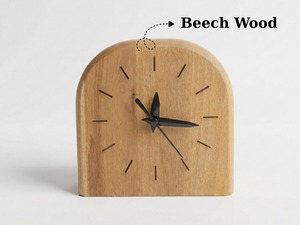 Modern Natural Finish Wooden <b>Desk</b> Clock <b>Electronic</b> Movement Touch Sensing Silent Function Needle Display-Office Living Room - Product Image 6