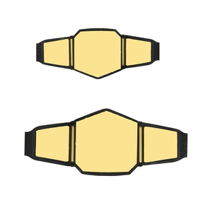 Top Trend Black Gold Wrestling Championship Belt Zinc Brass Martial Arts Title Belt Match Winner Strap for Event Ceremony - Product Image 1