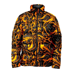 Veste matelassée en tissu nylon de haute qualité, vêtements de grande taille, manteaux personnalisés, impression intégrale par sublimation, veste matelassée - Product Image 6