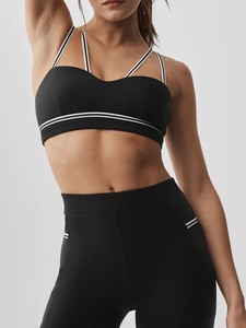 Nuevo Sujetador Deportivo de Yoga sin Costuras de Alta Sujeción para Mujer, Tirantes Ajustables, Cuello en U, 100% Nailon, Hecho en Pakistán, FITNESS - Product Image 1