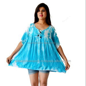 ROBE COURTE BRODERIE BLEU CLAIR - Product Image 1