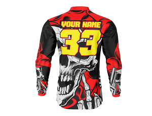 Bulk Professional MX Jersey Signature Laser-Cut Ventilation Custom Branding Factory Wholesale Price - Product Image 2