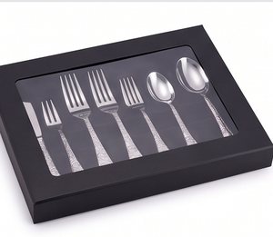 Elegant Silver Plated Flatware Set With Floral Handle <b>Knife</b> <b>Fork</b> Spoon Rust Resistant For Wedding Use <b>And</b> Tableware Use - Product Image 6