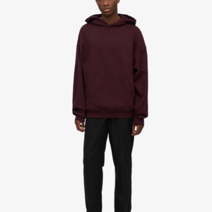 Hoodie surdimensionné en molleton épais de coton de haute qualité pour homme, design personnalisé, épaules tombantes, en French Terry - Product Image 2