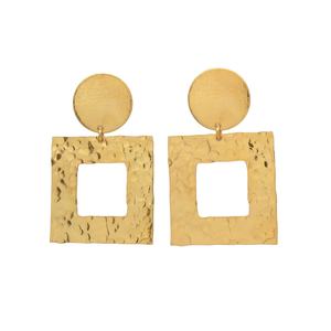 Pendientes de latón hechos a mano con nácar - diseño de moda - más vendidos - Product Image 6