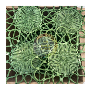 Trendy New Arrival Rattan Charger <b>Plates</b> Eco Friendly Handmade Rattan Placemat Set for Dining Table Home Hotel Restaurant - Product Image 1