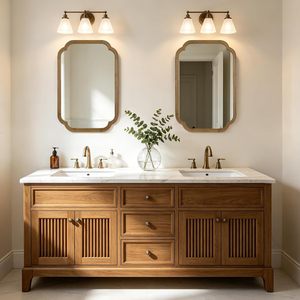Handmade Wooden Wall <b>Mirror</b> with Decorative Frame Rustic Bathroom Vanity <b>Mirror</b> Farmhouse <b>Hanging</b> Accent <b>Mirror</b> for Entryway Bed - Product Image 3