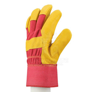 Gants de travail en cuir personnalisés avec votre propre logo, matériau durable, gants de travail pour hommes sur mesure - Product Image 6